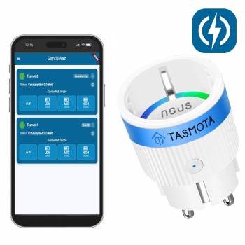 GentleWatt Tasmota Smart Steckdose NOUS A8T – inkl. App iOS/Android
