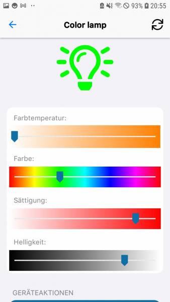 Tasmota Android Screenshot