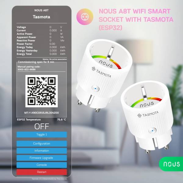 tasmota tasmotrol steckdose smarthome app